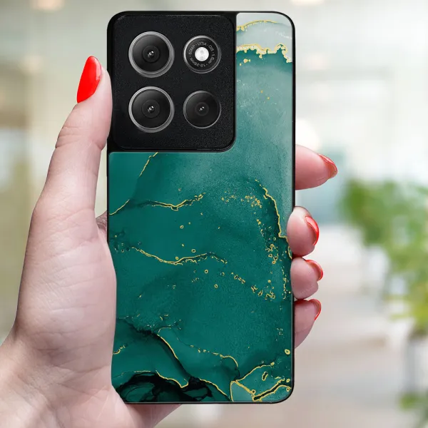 MY ART Ochranný kryt pre Motorola Moto G86 Power 5G GREEN MARBLE (145)