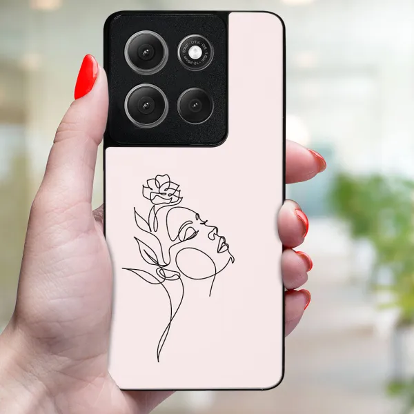 MY ART Ochranný kryt pre Motorola Moto G86 Power 5G ROSE GIRL (198)