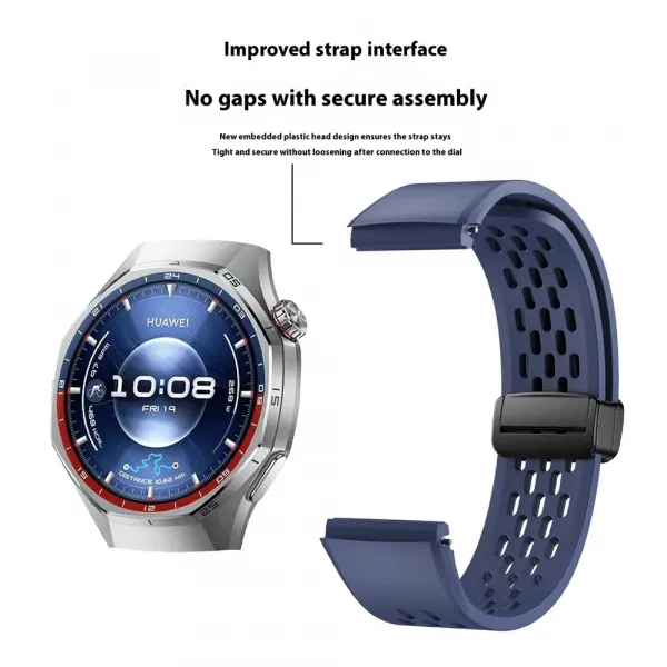 AIRY Silikónový remienok pre Huawei Watch GT 5 Pro 46mm / GT 6 Pro 46mm modrý