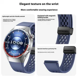 AIRY Silikónový remienok pre Huawei Watch GT 5 Pro 46mm / GT 6 Pro 46mm modrý
