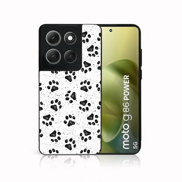 MY ART Ochranný kryt pre Motorola Moto G86 Power 5G PAWS (185)