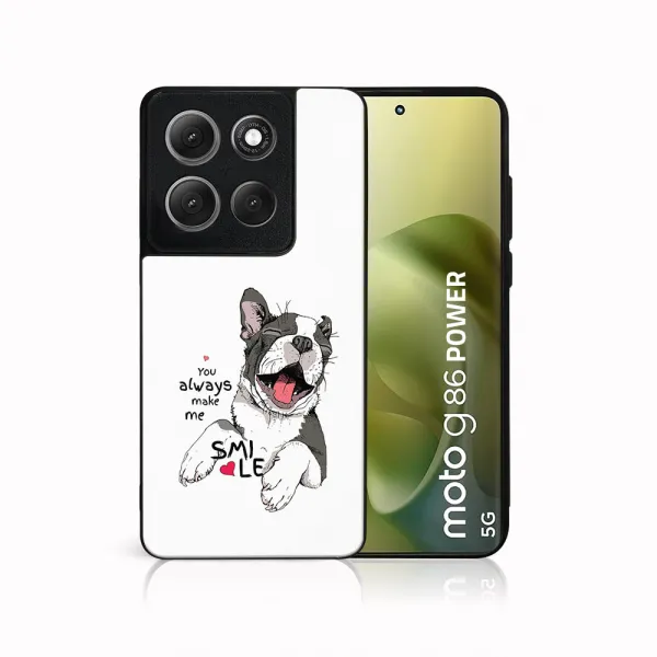 MY ART Ochranný kryt pre Motorola Moto G86 Power 5G SMILE (189)