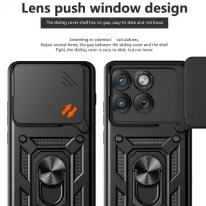 RING CAMERA Kryt s držiakom pre Motorola Edge 70 modrý