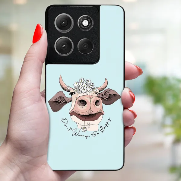 MY ART Ochranný kryt pre Motorola Moto G86 Power 5G HAPPY COW (181)