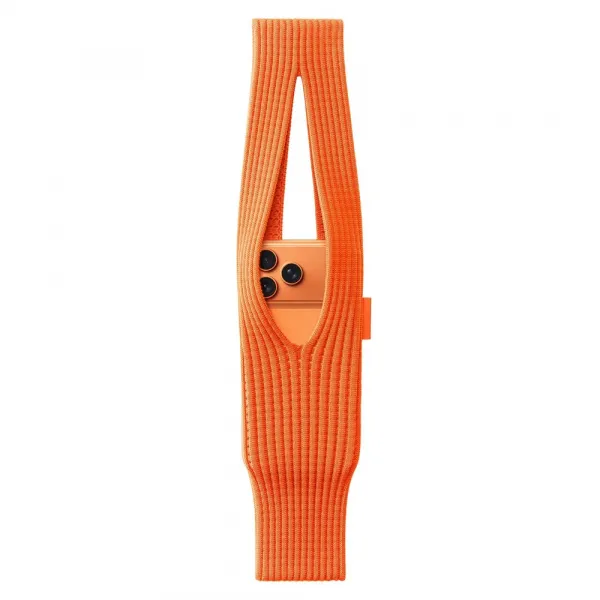 SOFT POCKET Puzdro / kapsa na mobil 40cm oranžová