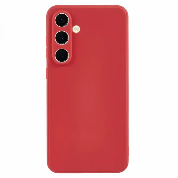PROTEMIO TPU Kryt pre Samsung Galaxy S25 FE červený