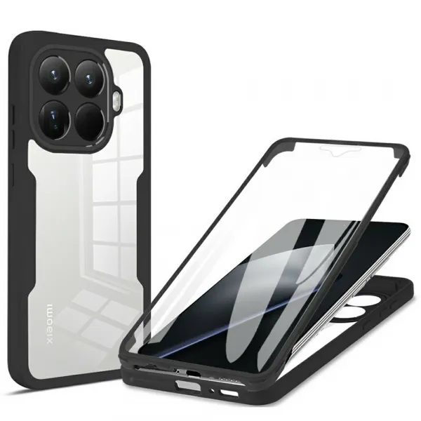 DUAL Obojstranný obal s fóliou Xiaomi 15T Pro čierny