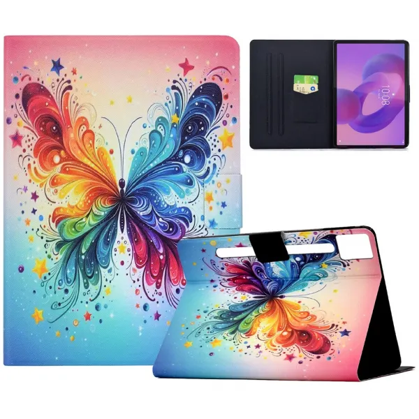 ART Zaklápacie puzdro Lenovo Idea Tab Pro COLORFUL BUTTERFLY