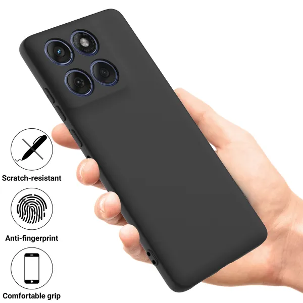 RUBBER Ochranný obal pre Motorola Edge 70 čierny