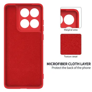 RUBBER Ochranný obal pre Motorola Edge 70 červený