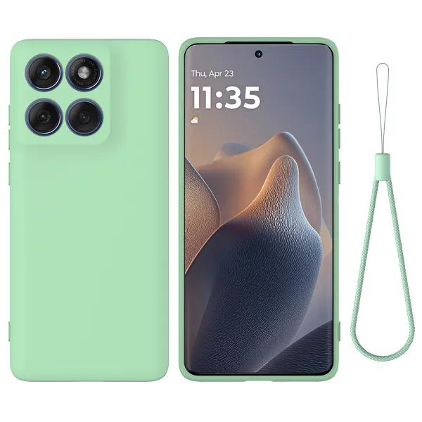 RUBBER Ochranný obal pre Motorola Edge 70 zelený