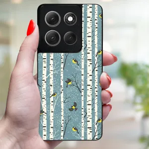 MY ART Kryt s vianočným dizajnom Motorola Moto G86 Power 5G BIRCH (072)