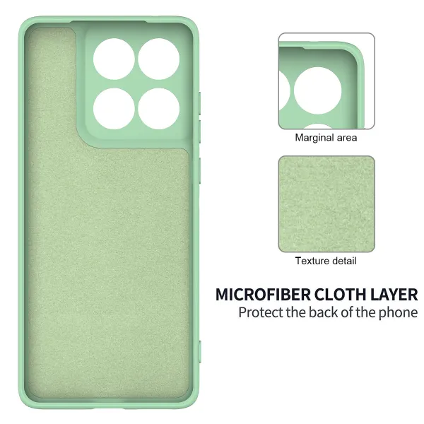 RUBBER Ochranný obal pre Motorola Edge 70 zelený