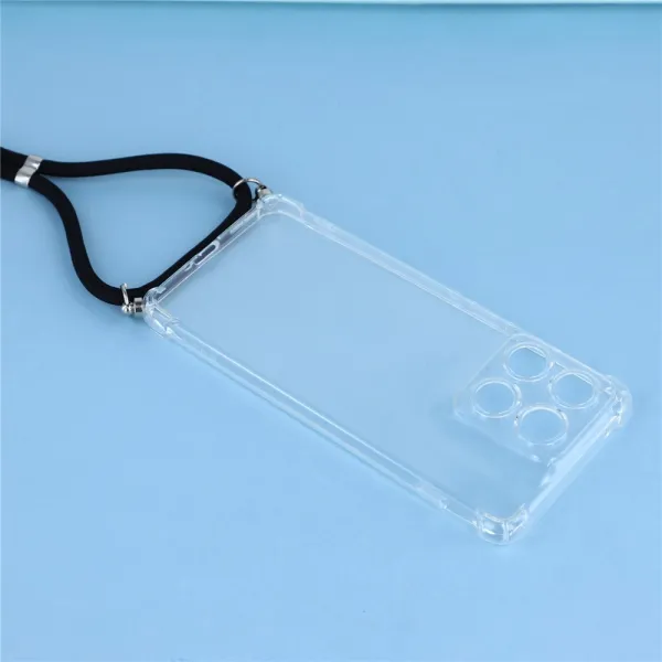 TRANSPARENT ROPE Kryt so šnúrkou Motorola Edge 70 priehľadný