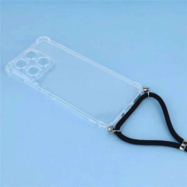TRANSPARENT ROPE Kryt so šnúrkou Motorola Edge 70 priehľadný