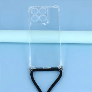 TRANSPARENT ROPE Kryt so šnúrkou Motorola Edge 70 priehľadný
