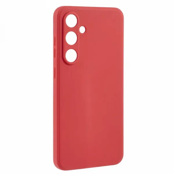 PROTEMIO TPU Kryt pre Samsung Galaxy S25 FE červený