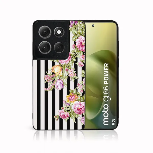 MY ART Ochranný kryt pre Motorola Moto G86 Power 5G STRIPS (176)