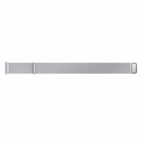 MILANESE Kovový remienok pre smart hodinky - šírka 18mm strieborný