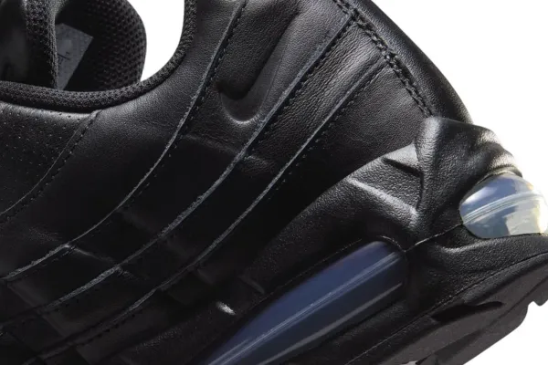 Nike Air Max 95 Big Bubble Leather "Triple Black" (IM0696-001)