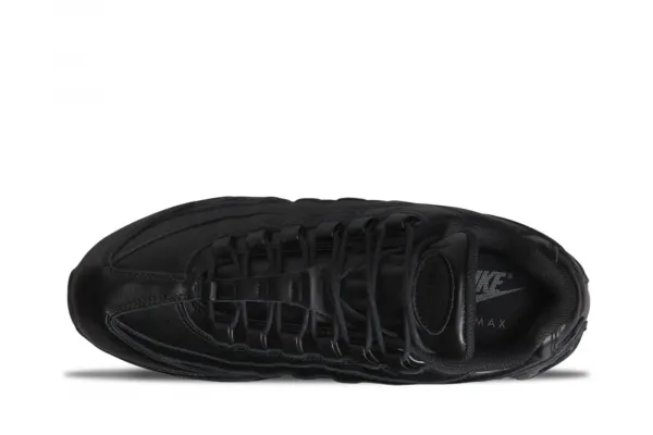 Nike Air Max 95 Big Bubble Leather "Triple Black" (IM0696-001)
