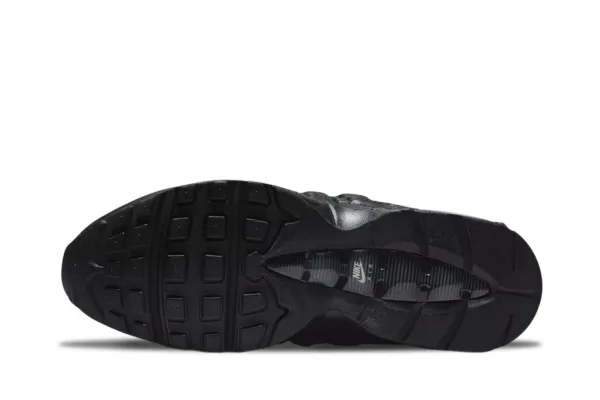 Nike Air Max 95 Big Bubble Leather "Triple Black" (IM0696-001)