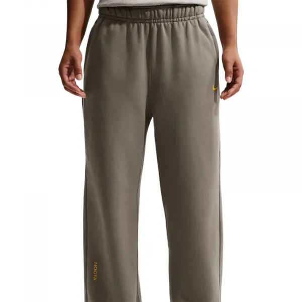 Nike x Nocta Cardinal Stock Open Hem Fleece Pant "Olive Grey" (FZ4675-042)