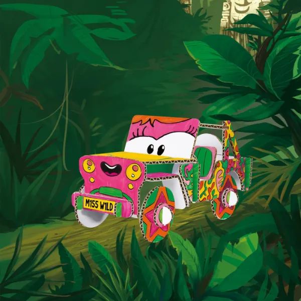Vyrob si 3D MISS WILD Slečna divoká-CARIOCA