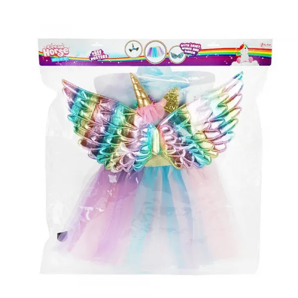 Jednorožec hviezdne krídla súprava šiat na párty, karneval- Dreams horse -MOVEO