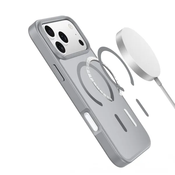 Dux Ducis Yind MagSafe kryt na iPhone 17 Pro, sivý