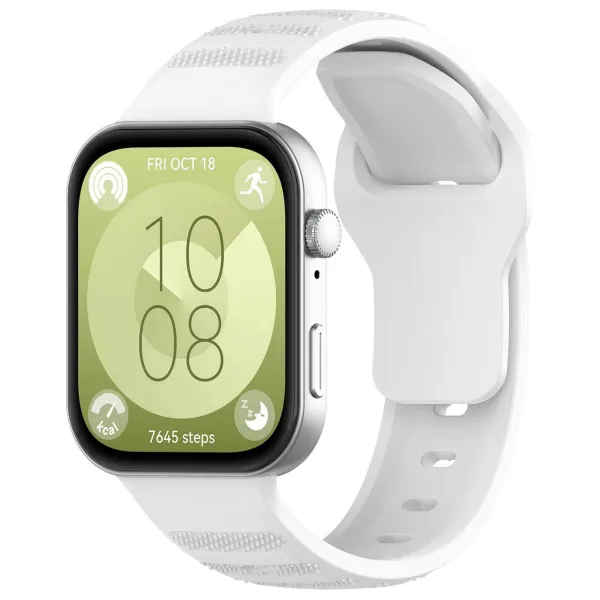 BStrap Silicone remienok na Huawei Watch Fit 3, white