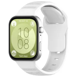 BStrap Silicone remienok na Huawei Watch Fit 3, white