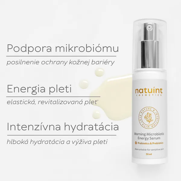 Natuint cosmetics - Denné mikrobiotické sérum Energizujúce