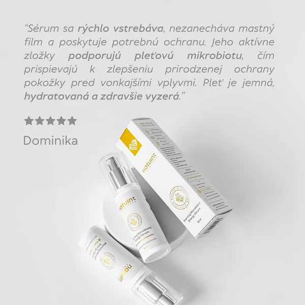 Natuint cosmetics - Denné mikrobiotické sérum Energizujúce