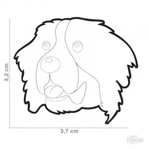 MF BERNESE MOUNTAIN DOG 3,2x3,7cm gravírovateľný prívesok
