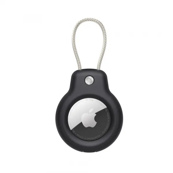 Tech-Protect Rough Vein kryt na Apple AirTag 2ks, čierny