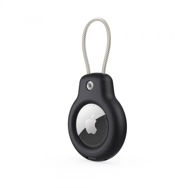 Tech-Protect Rough Vein kryt na Apple AirTag 2ks, čierny