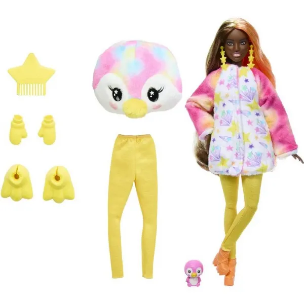 Barbie Cutie Reveal Barbie farebné sny tučňák