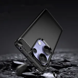 Tech-Protect Carbon kryt na Xiaomi Redmi Note 13 Pro 4G, čierny