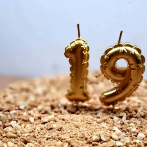 Tortová sviečka číslica "8" TORO zapichovací balónik 6cm