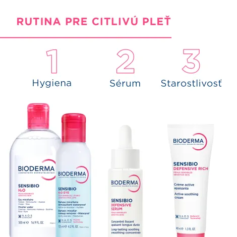 BIODERMA Sensibio H2O 500ml s pumpou
