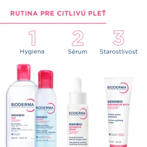 BIODERMA Sensibio H2O 500ml s pumpou