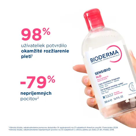 BIODERMA Sensibio H2O 500ml s pumpou