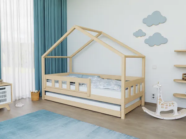Benlemi Bezpečnostná zábrana PLOT Zvoľte farbu: Biela, Zvoľte rozmer: 97 cm (pre postele s dĺžkou 160 cm)