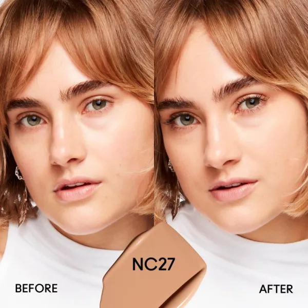 MAC Cosmetics Studio Fix Fluid SPF 15 24HR Matte Foundation + Oil Control zmatňujúci make-up SPF 15 odtieň NC27 30 ml