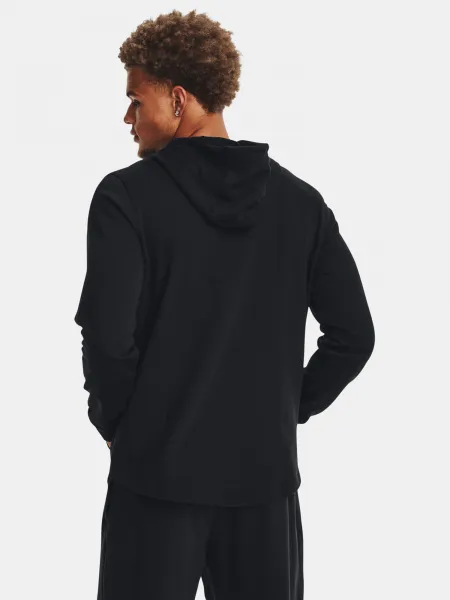 Čierna pánska mikina s kapucňou Under Armour UA Rival Terry Graphic HD
