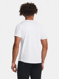 Biele pánske športové tričko Under Armour UA M's Ch. Train SS