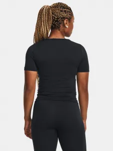 Čierne športové tričko Under Armour UA Train Seamless SS