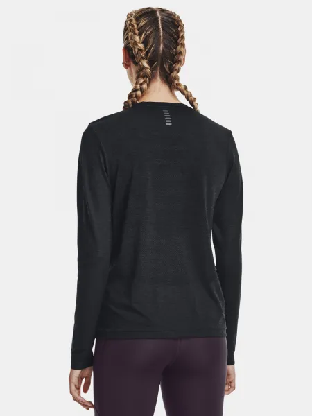 Čierne športové tričko Under Armour UA Seamless Stride LS