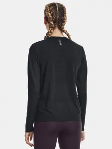 Čierne športové tričko Under Armour UA Seamless Stride LS